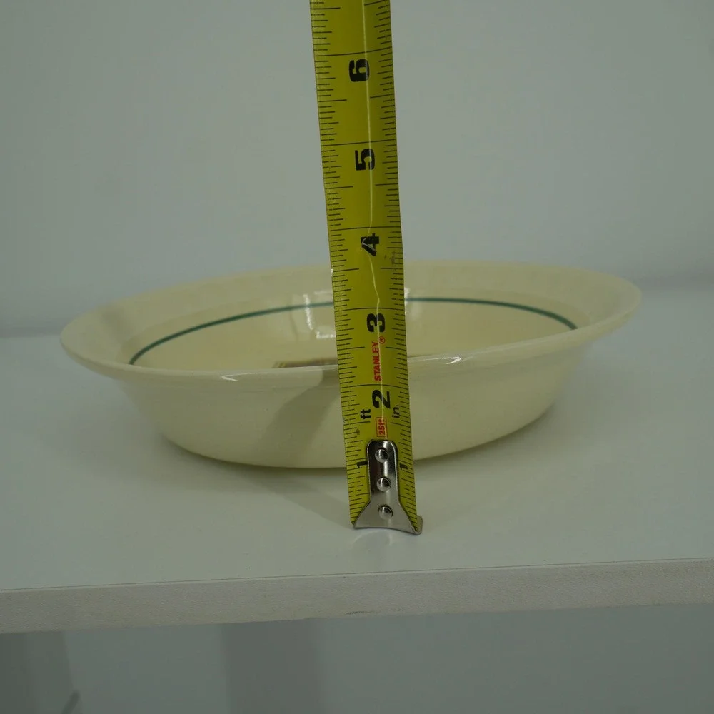 Treasure Craft Pie Dish 10.5in Cream Farm Fresh Berries Vintage Pottery